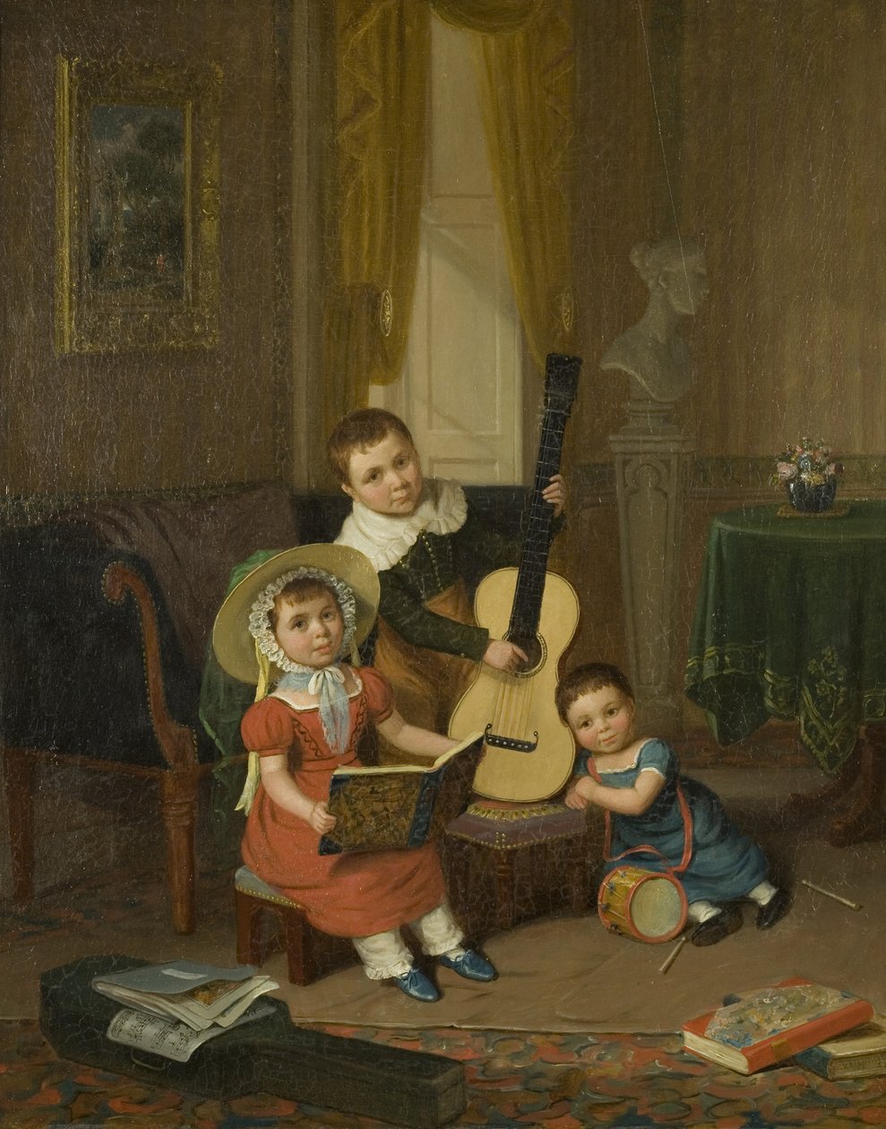 Den unge trioen av Edward Villiers Rippingille