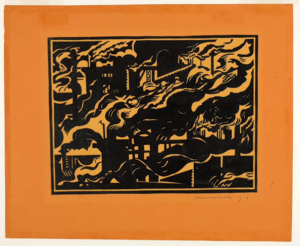 Masovner II av Edward Wadsworth