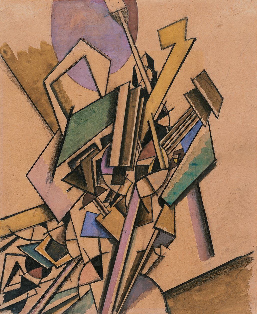 Vortisistisk studie av Edward Wadsworth