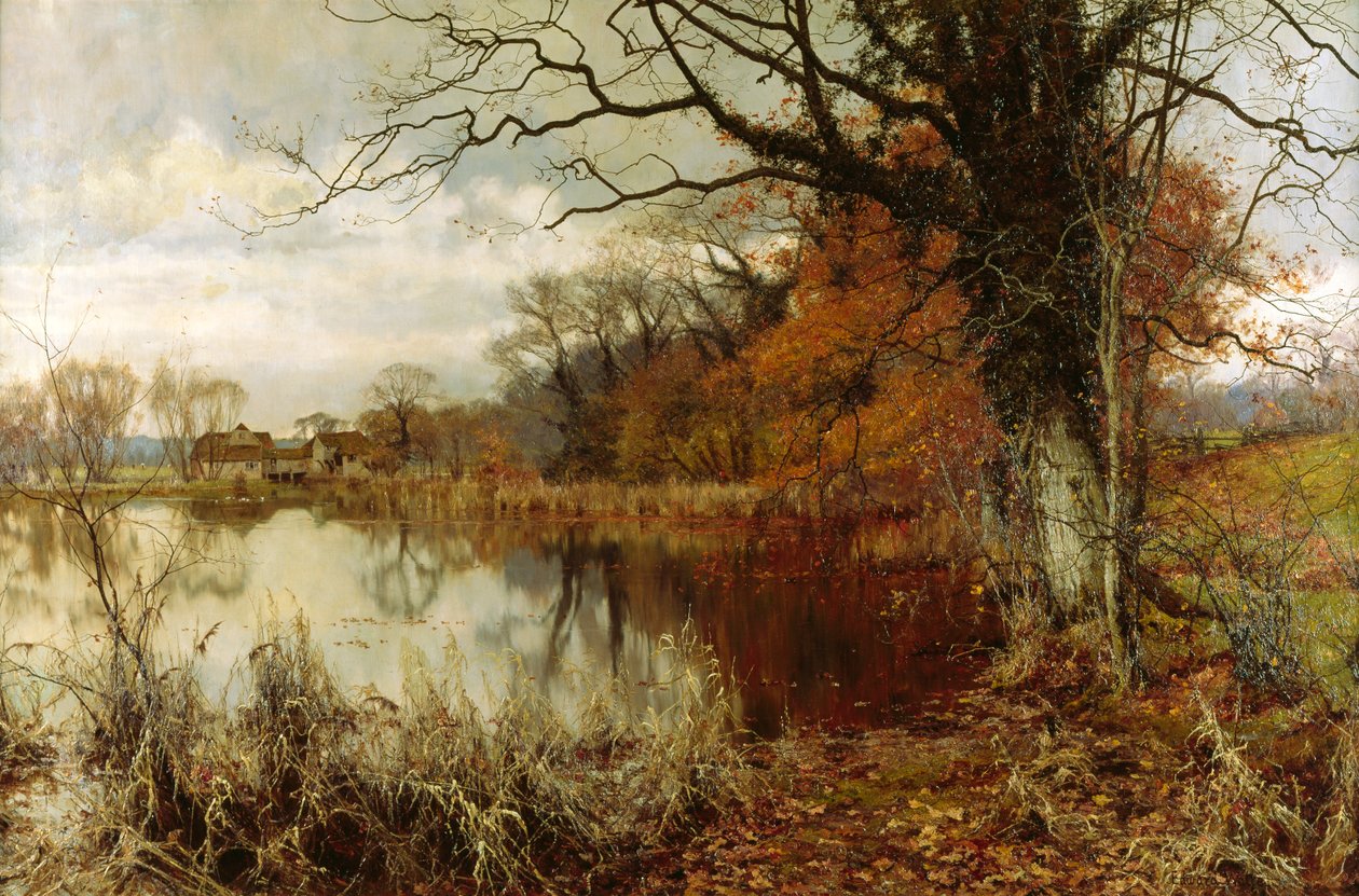 Det myke året haster, 1896 av Edward Wilkins Waite