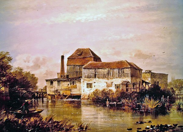 Beardwell, nær Oxford (olje) av Edward William Cooke