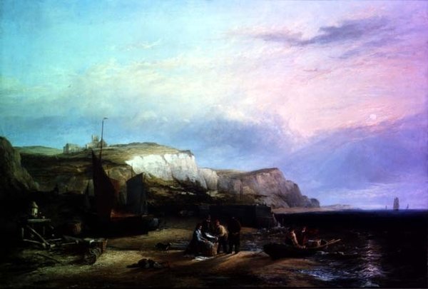 Dutch Pincks Loser fangsten fra Egmond Aan Zee av Edward William Cooke