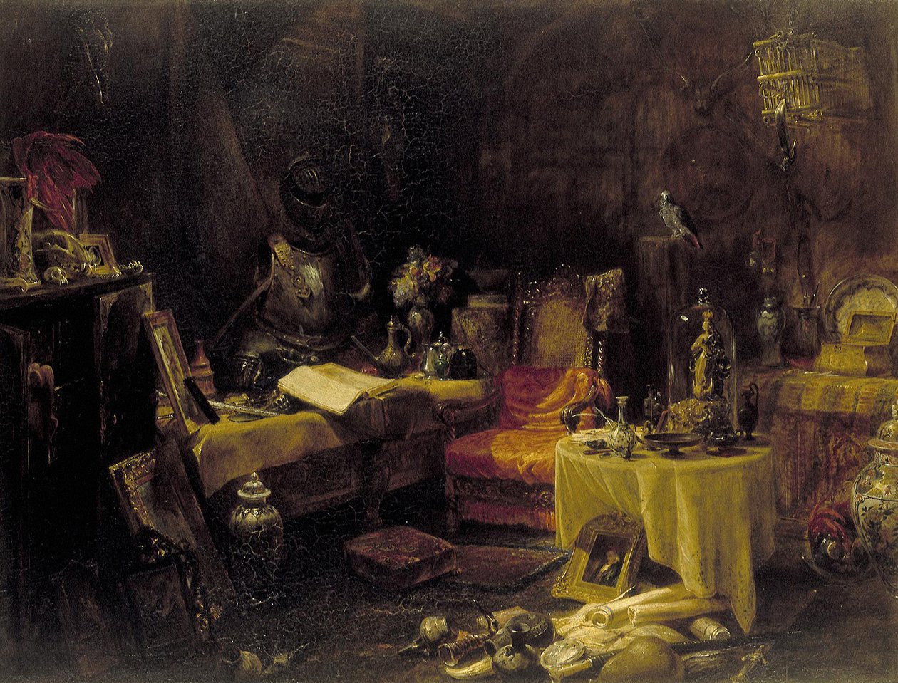 Antiquarys-cellen av Edward William Cooke