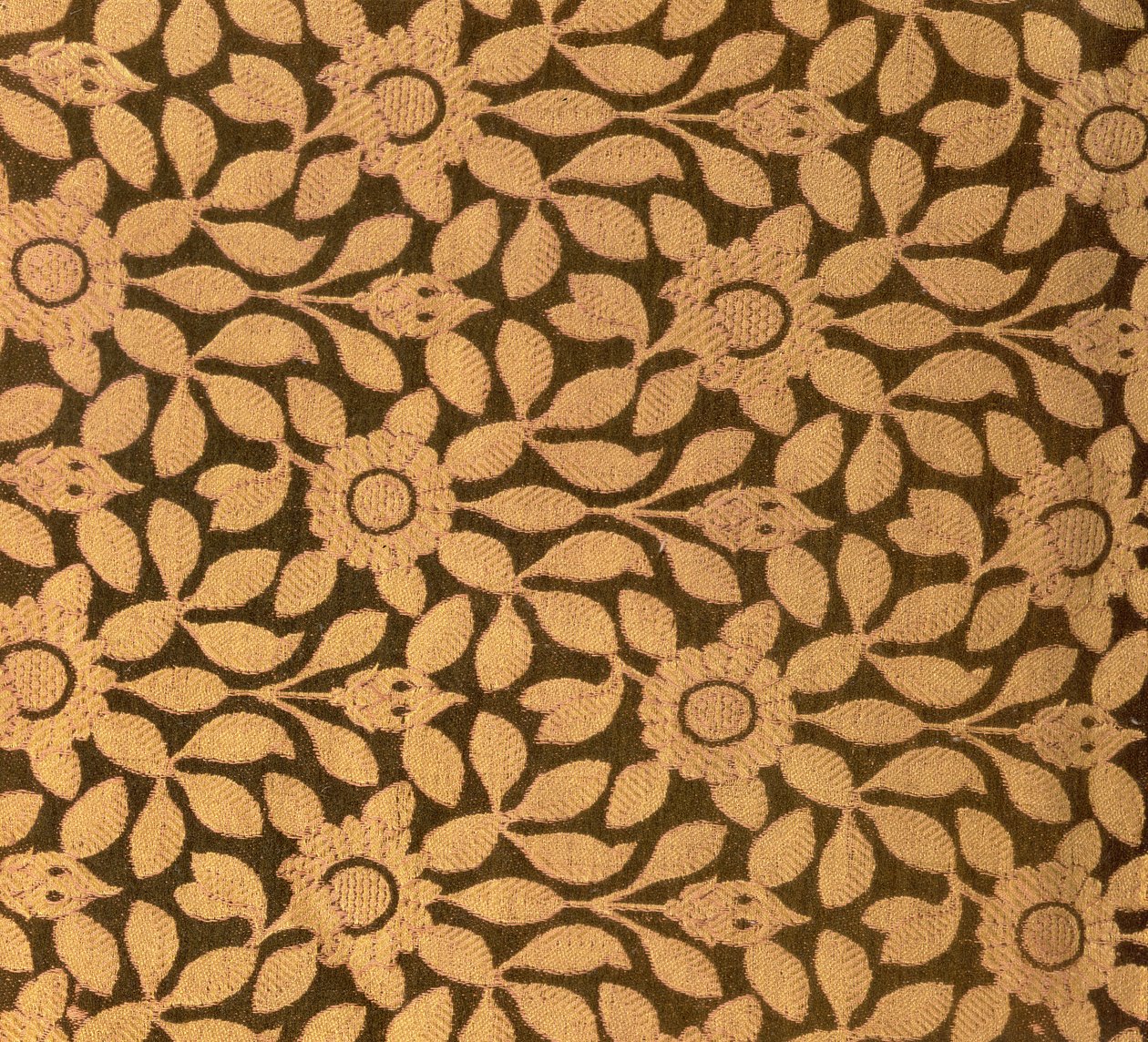 Polstring for en stol, Wards, Halifax, ca. 1876 (vevd silke og bomull) av Edward William Godwin
