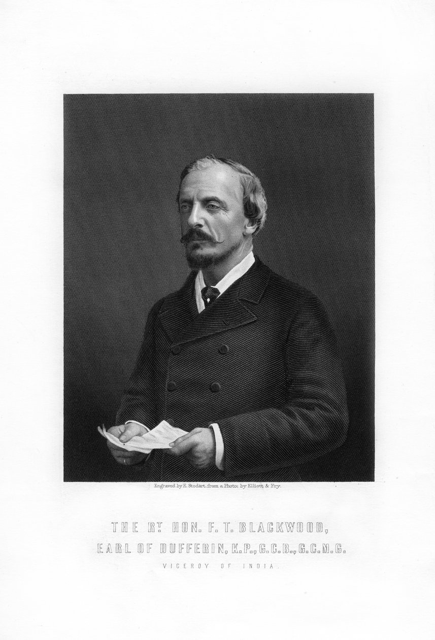 Frederick Temple Blackwood, jarl av Dufferin, britisk offentlig ansatt, 1893. av Edward William Stodart