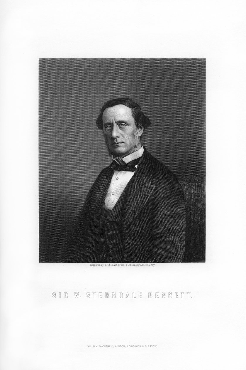 Sir William Sterndale Bennett , engelsk komponist, 1899. av Edward William Stodart
