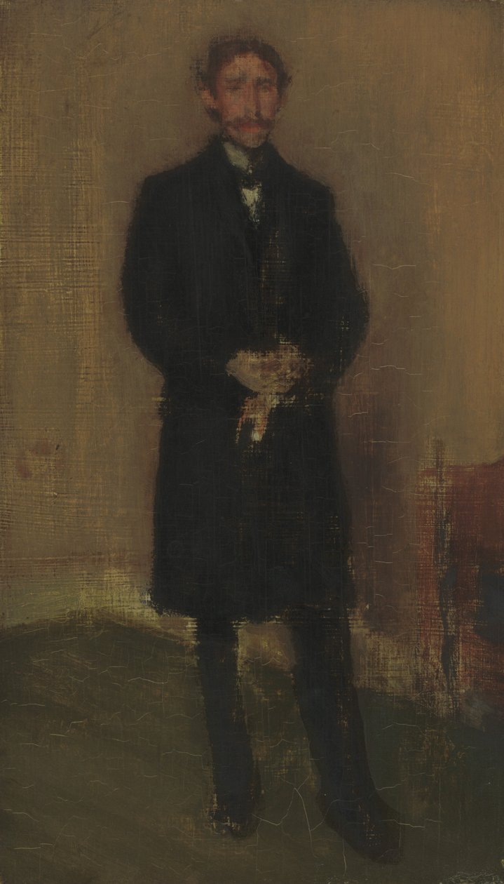 Alexander Arnold Hannay, ca. 1896 (olje på tre) av Edward William & Whistler James McNeill (1834-1903) Godwin
