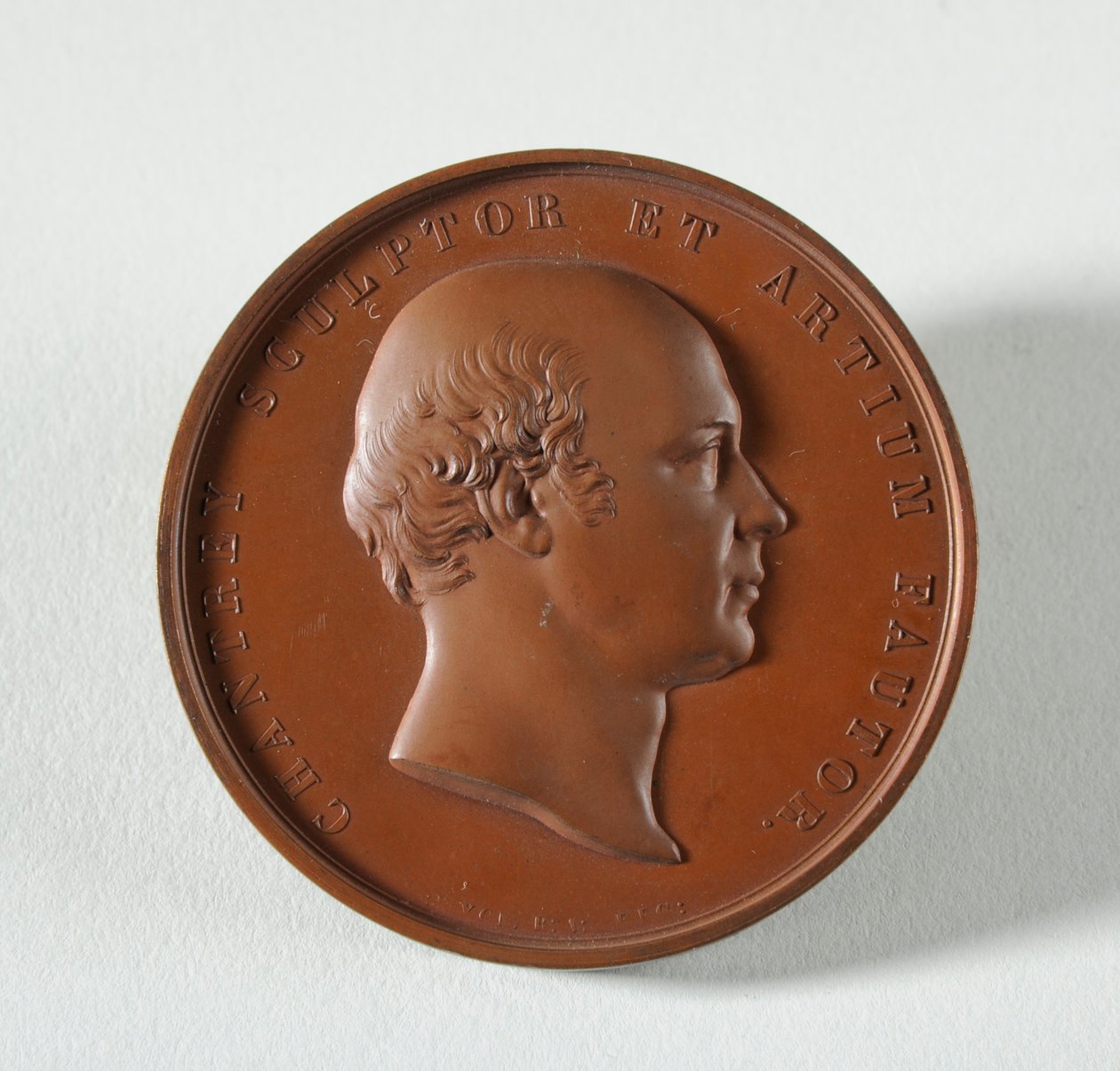 Medaljong til Francis Chantrey av Edward William Wyon