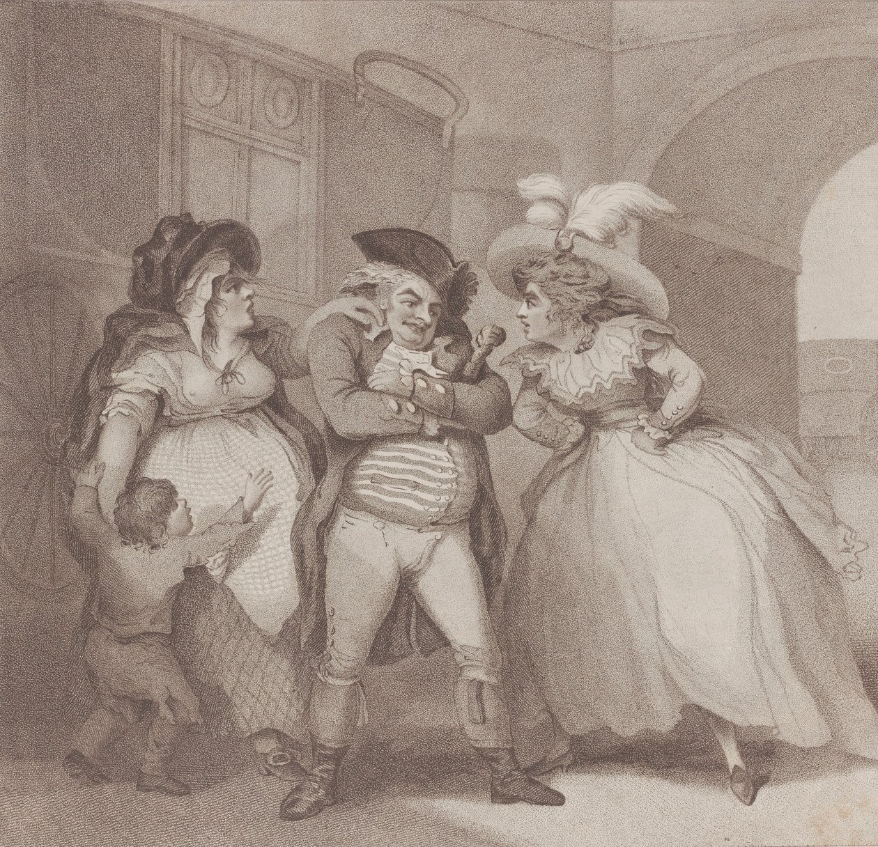 Polygamy, [1. august 1787], gjenutgitt 1. juli 1802. av Edward Williams