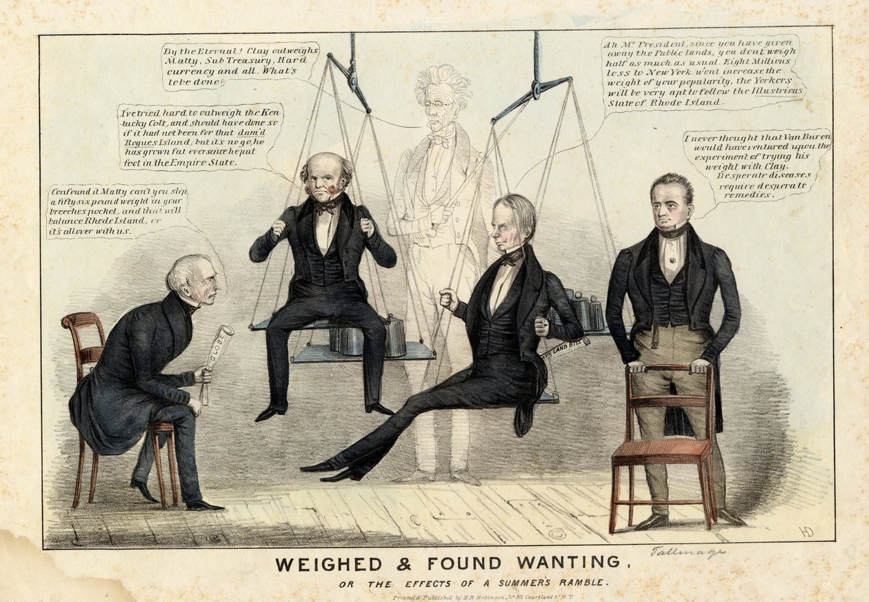 Veit og funnet mangler, utgitt av HR Robinson, New York, 1844 av Edward Williams Clay