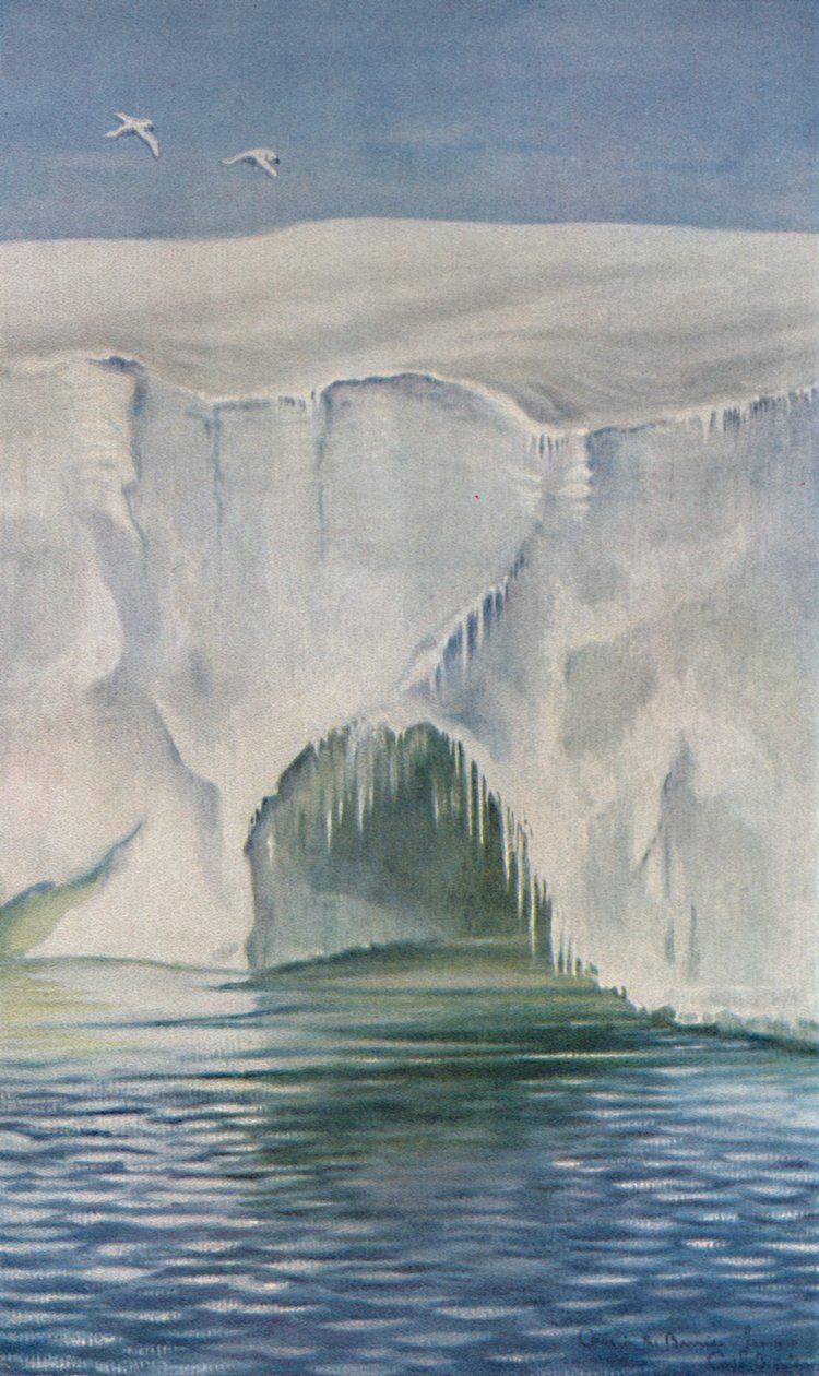 Cave in the Barrier, Cape Crozier, 4. januar 1911, 1913 av Charles Edward Wilson