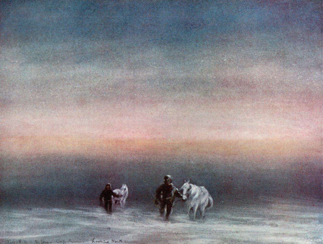 Trening av ponnier, 1911, 1913. av Charles Edward Wilson