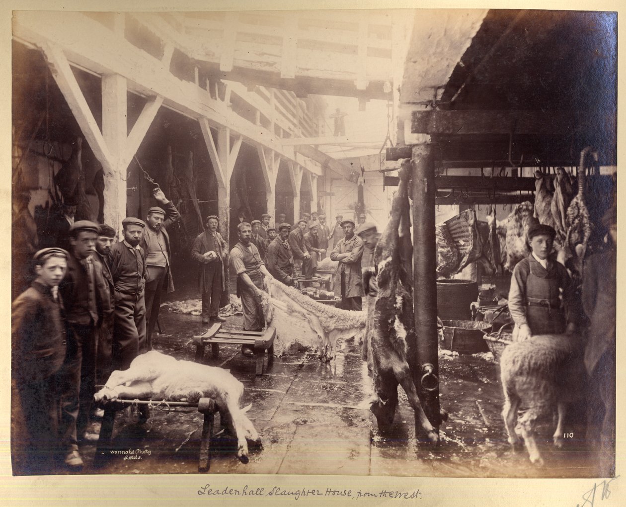 Leadenhall Slaughter House, fra Vesten av Edward Wormald