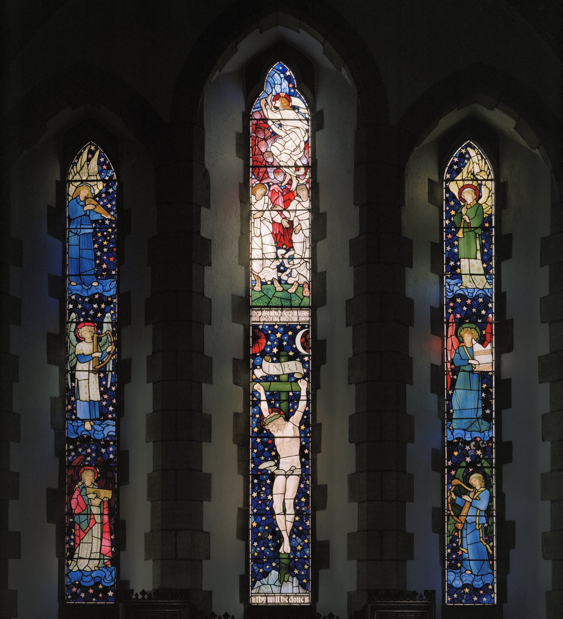 East Window, 1881 (farget glass) av Edward and Morris Burne Jones
