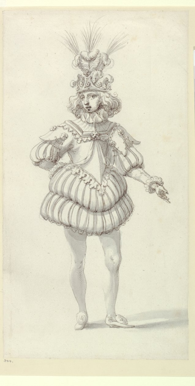 Salmacida Spolia - The King and Masquers: andre versjon (for kongen) av Edward the Elder Pearce