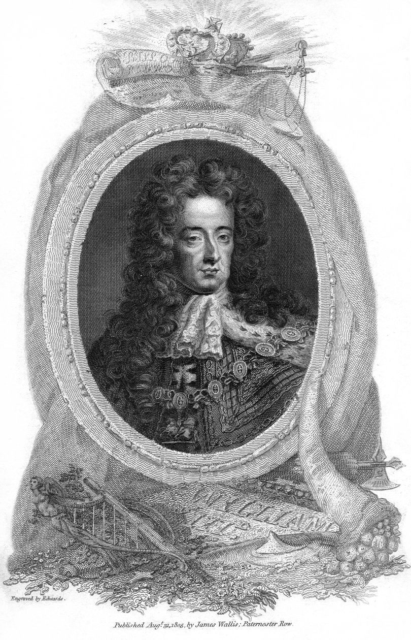 William III, konge av England, Skottland og Irland, 1805. av Edwards