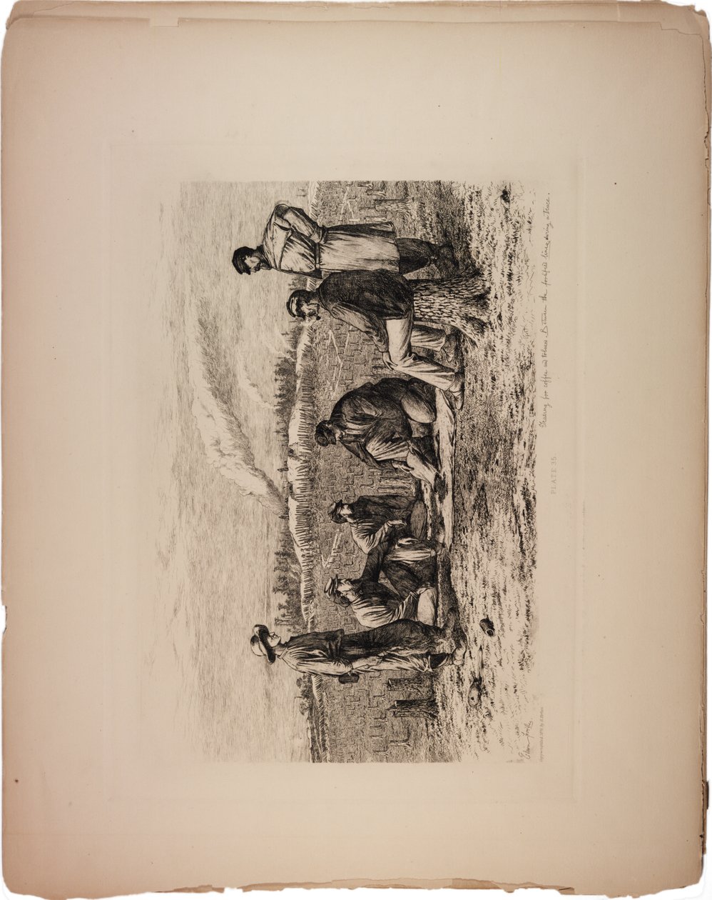 Trafikk mellom linjene, 1876 av Edwin Austin Forbes