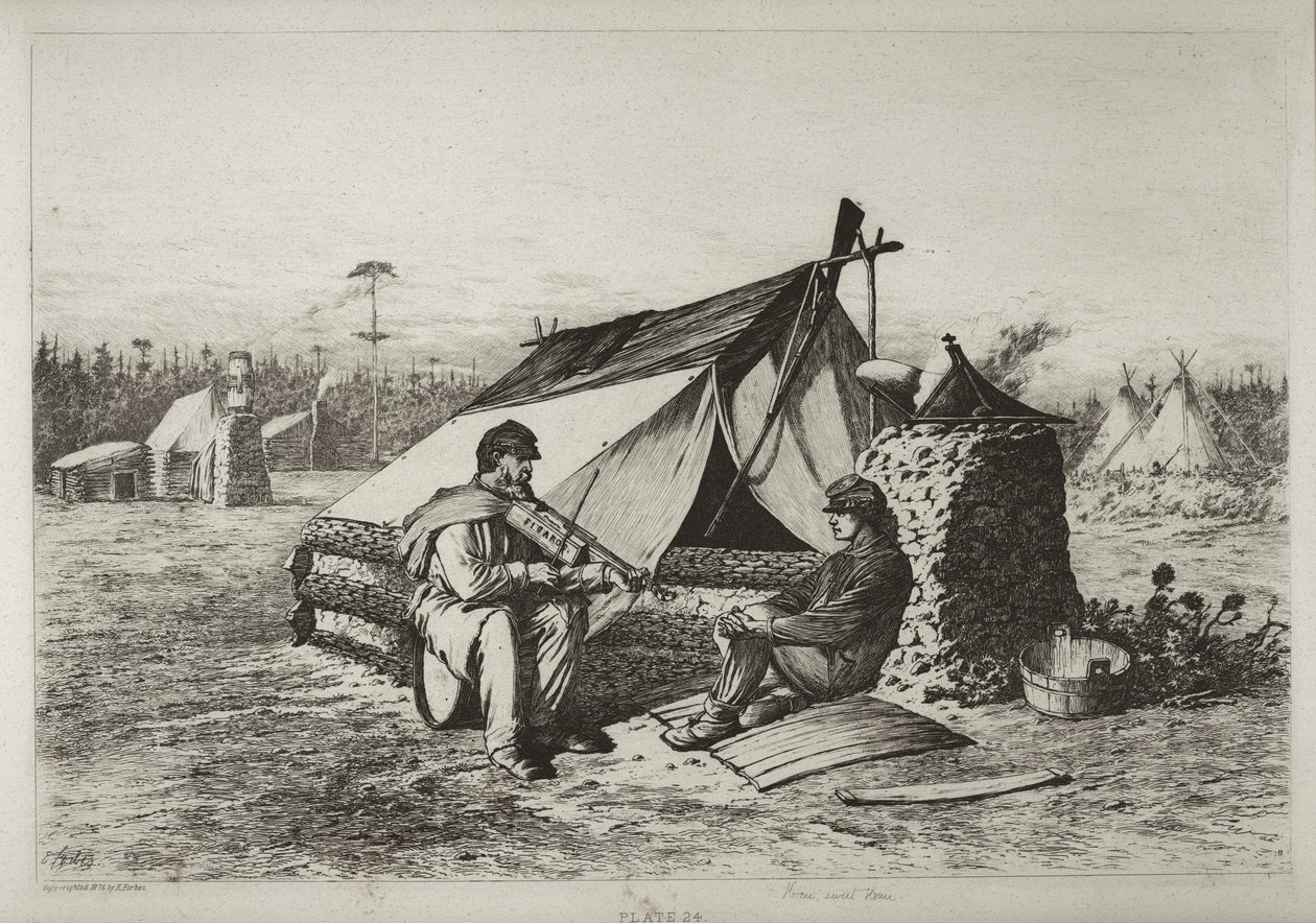 Home, Sweet Home, av Edwin Forbes av Edwin Austin Forbes