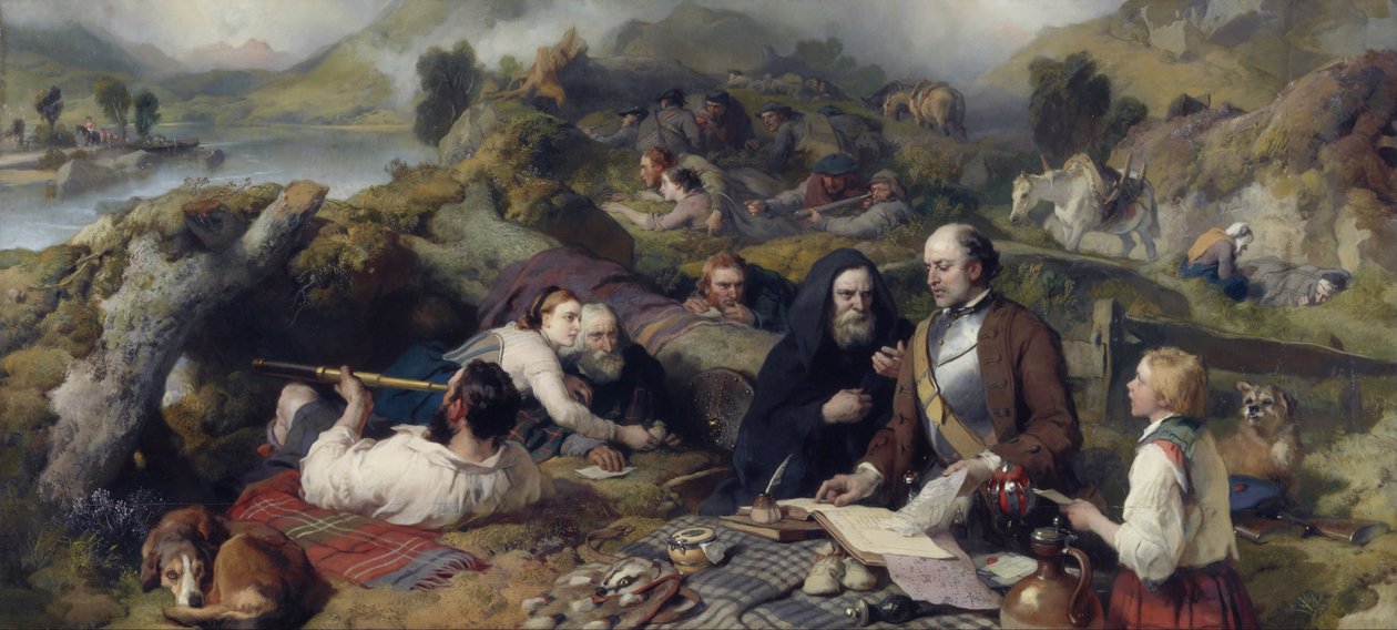 Leie-dag i villmarken av Edwin Landseer