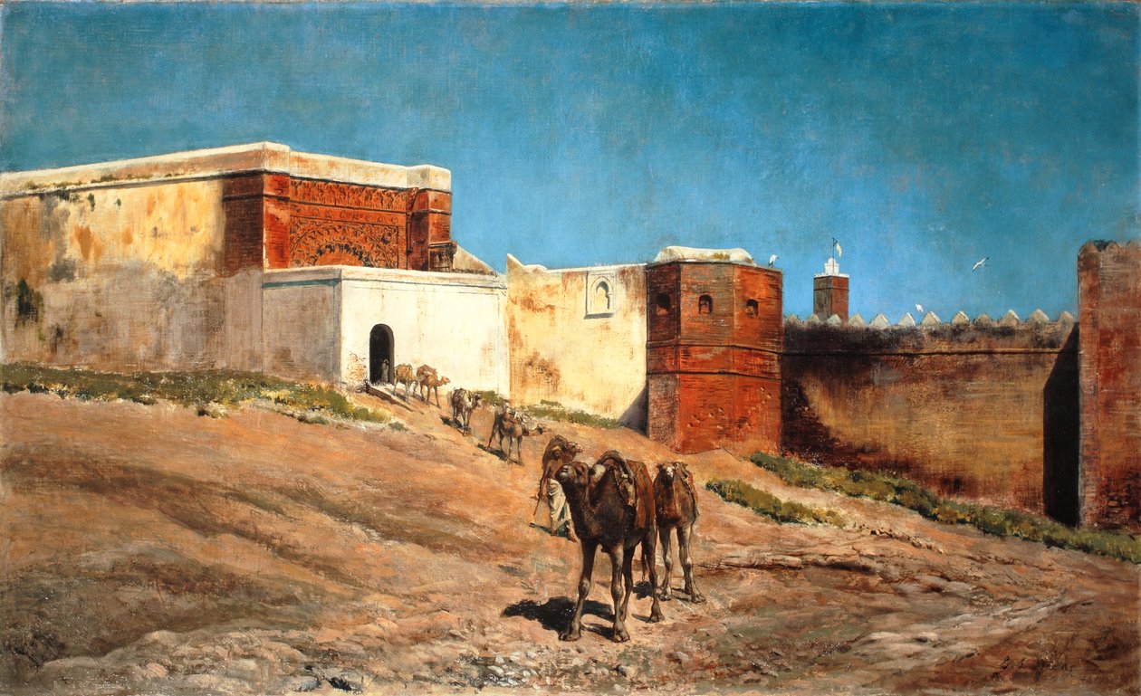 Caravans avgang, 1879 av Edwin Lord Weeks