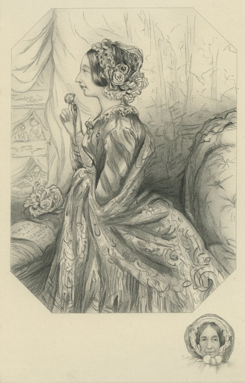 Mrs. John Dickens - mor til Charles Dickens av Edwin Roffe