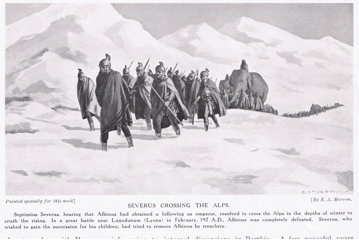 Severus krysser Alpene av Edwin A. Morrow