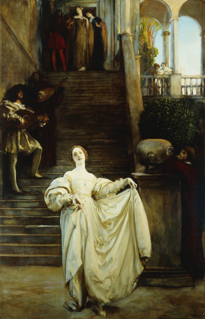 Et mål, 1904 av Edwin Austin Abbey