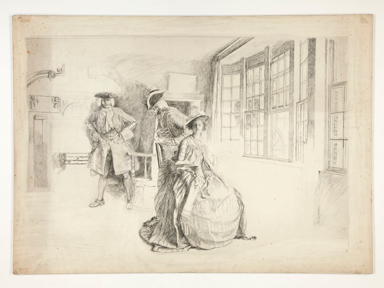 En uvelkommen besøkende av Edwin Austin Abbey