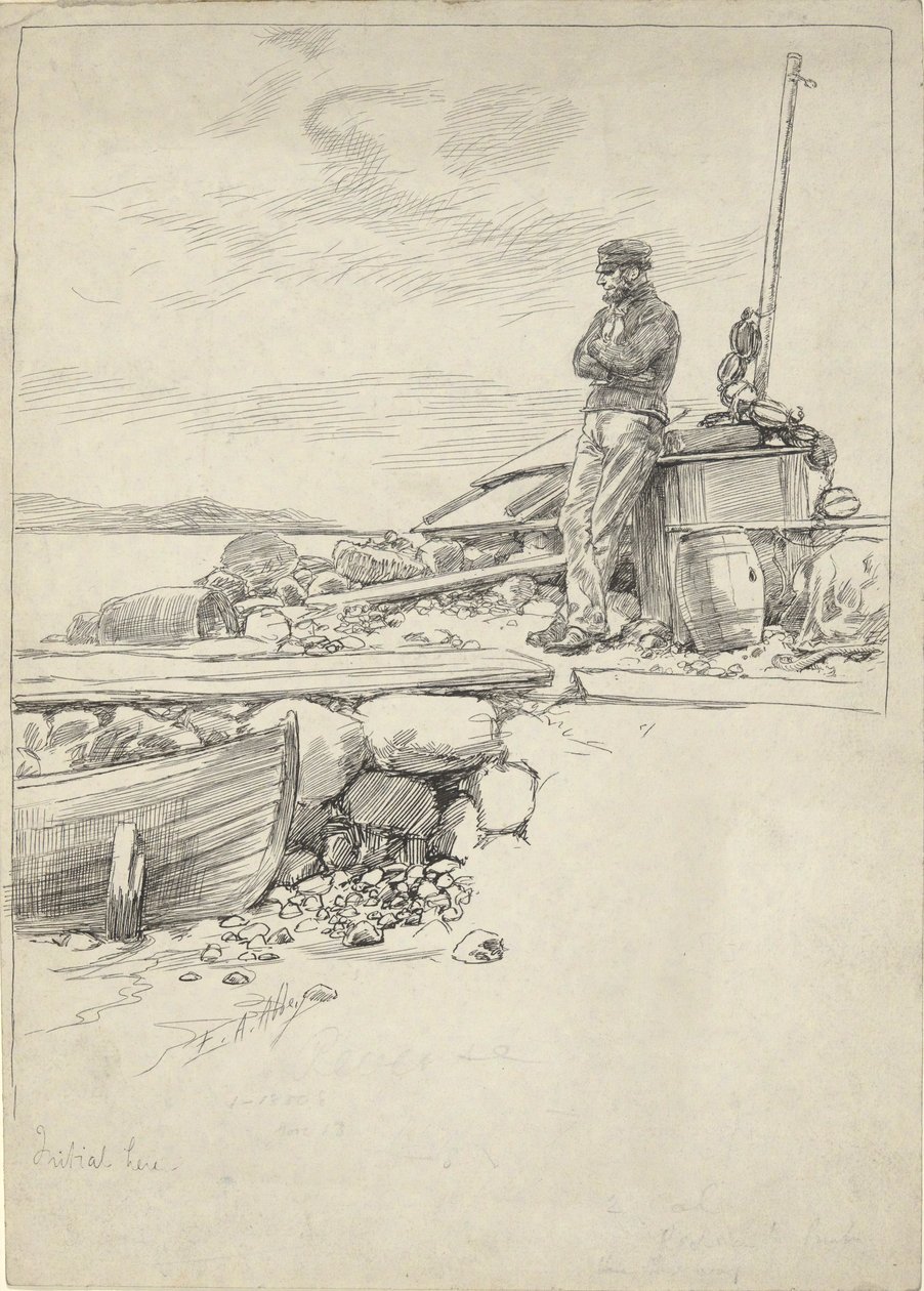 Kaptein Sandy av Edwin Austin Abbey