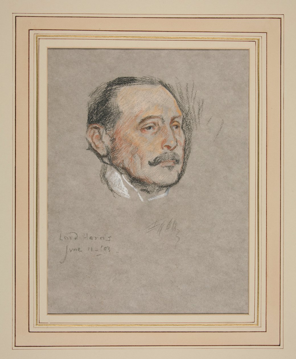 Kroning av Edward VII-portrett: George Canning Harris, baron av Edwin Austin Abbey