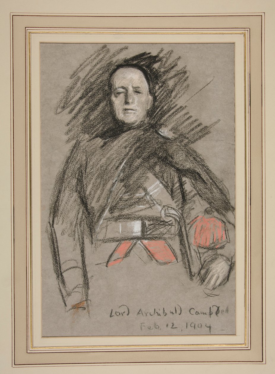 Kroning av Edward VII Portrett: Lord Archibald Campbell av Edwin Austin Abbey