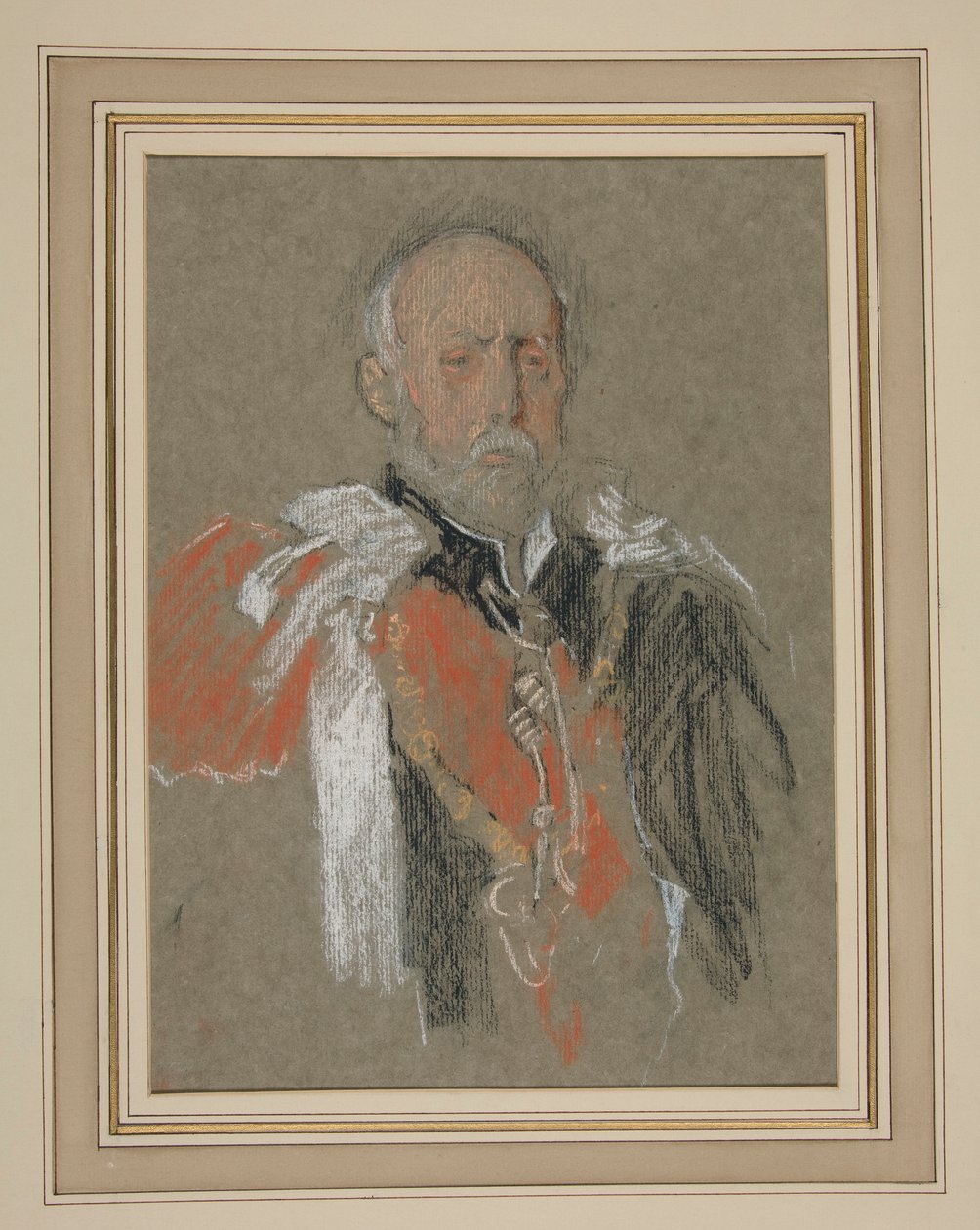 Kroningen av Edward VII Portrett: Prins Christian av Schleswig-Holstein av Edwin Austin Abbey