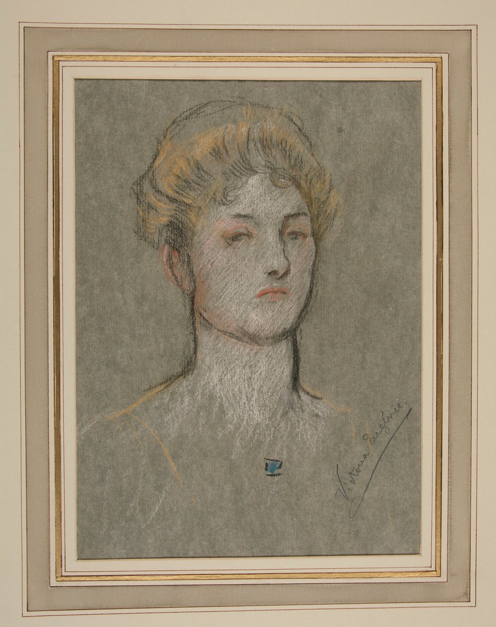 Kroning av Edward VII Portrett: Prinsesse Victoria Eugenia av Battenberg av Edwin Austin Abbey