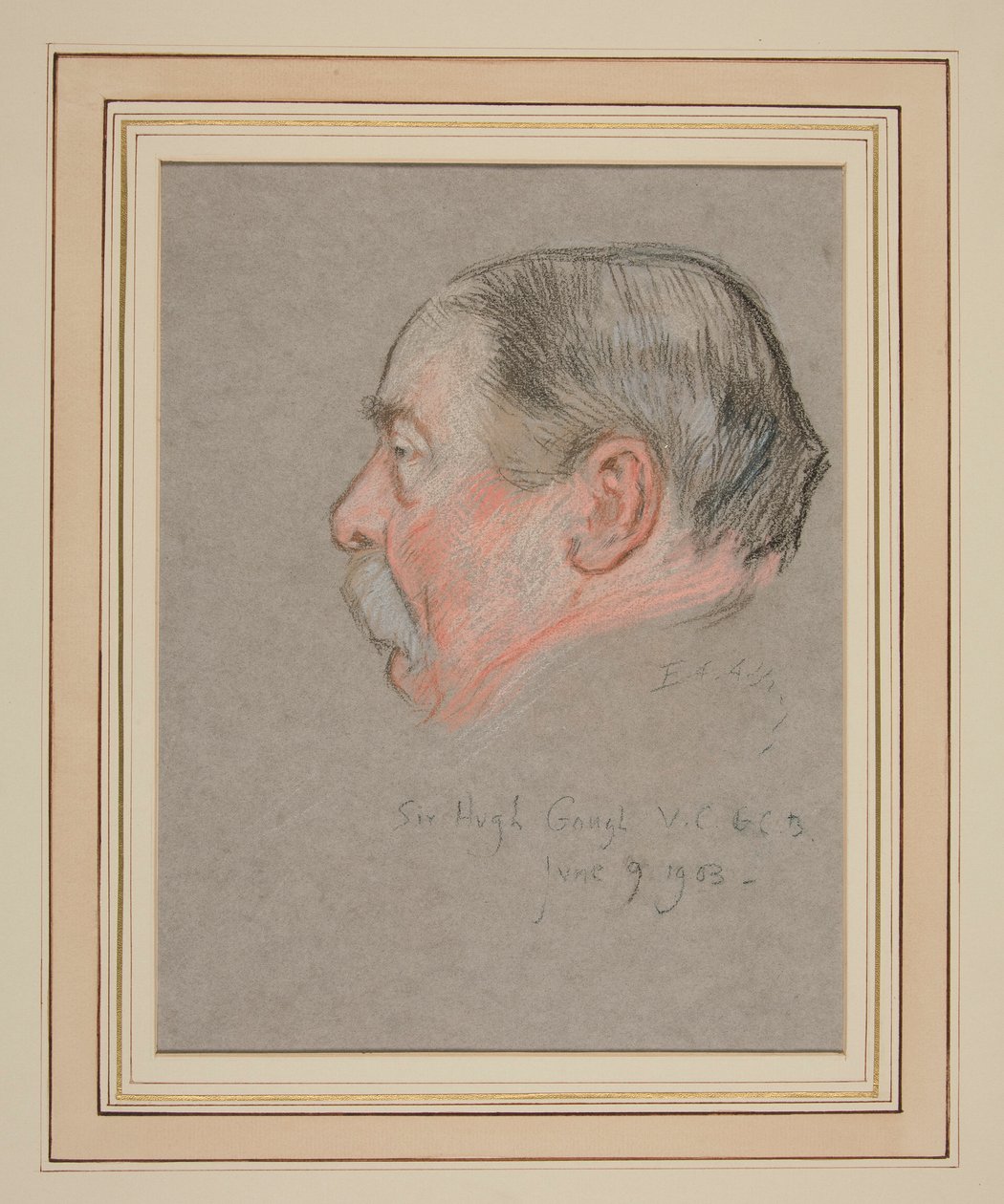 Kroning av Edward VII Portrett: Sir Hugh Henry Gough av Edwin Austin Abbey