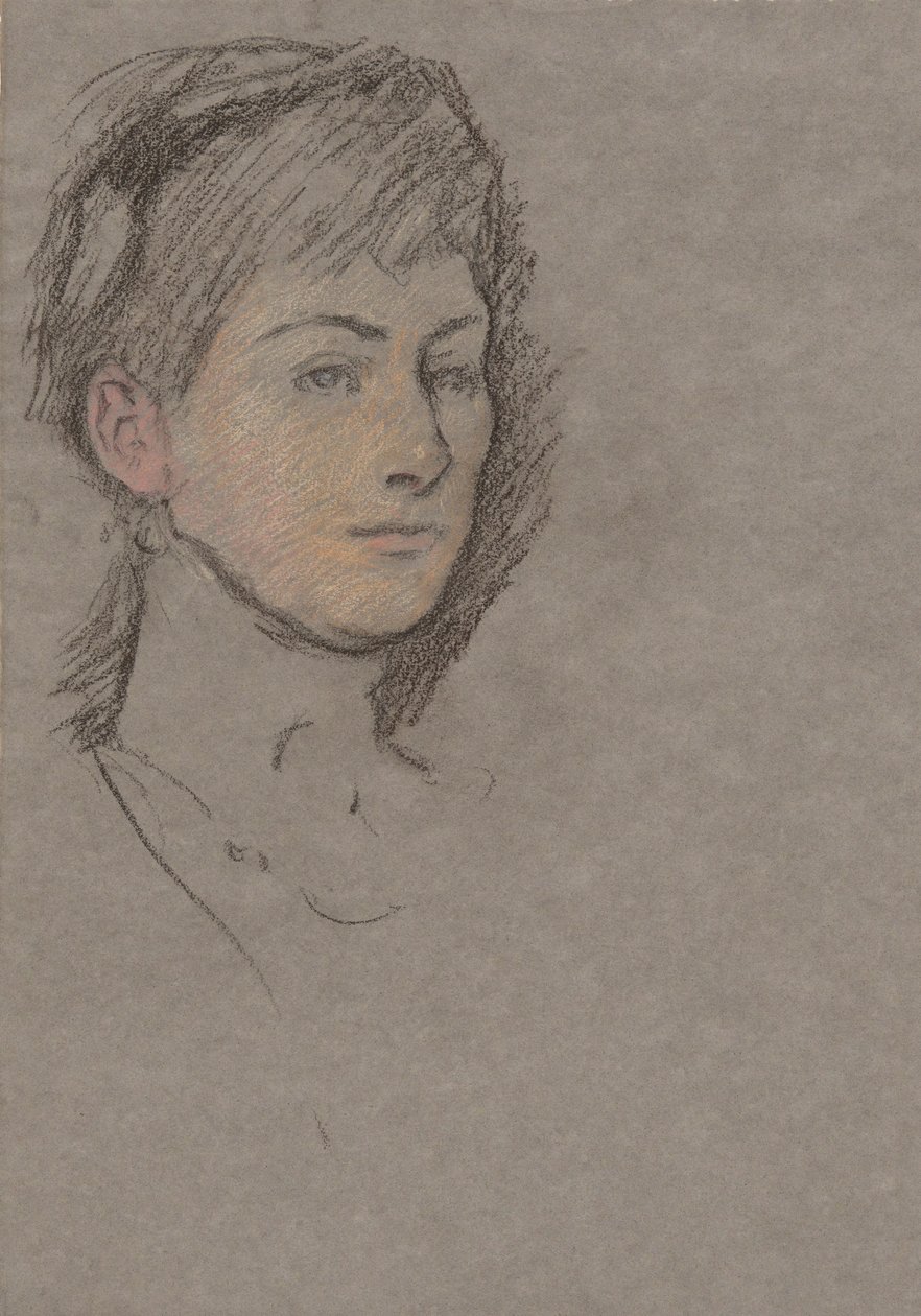 Kroning av Edward VII-portrett(?) - uidentifisert sitter av Edwin Austin Abbey