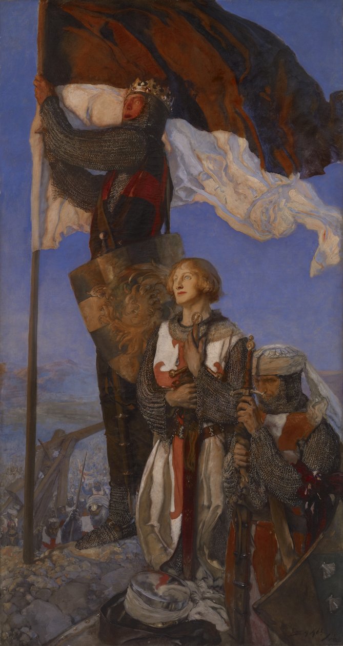Korsfarere ser Jerusalem, 1901 av Edwin Austin Abbey