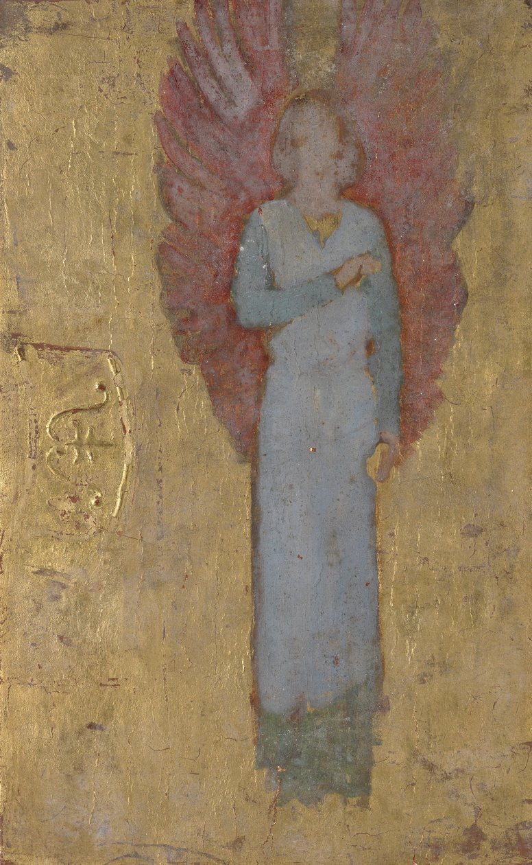 Figurstudie av en engel av Edwin Austin Abbey