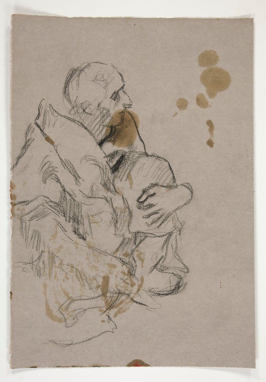 Figurstudie for av Edwin Austin Abbey
