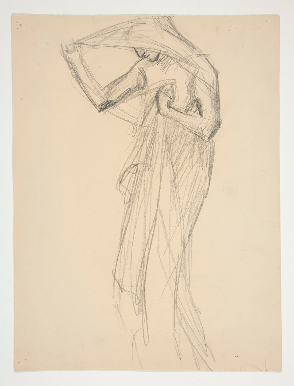 Figurstudie for av Edwin Austin Abbey