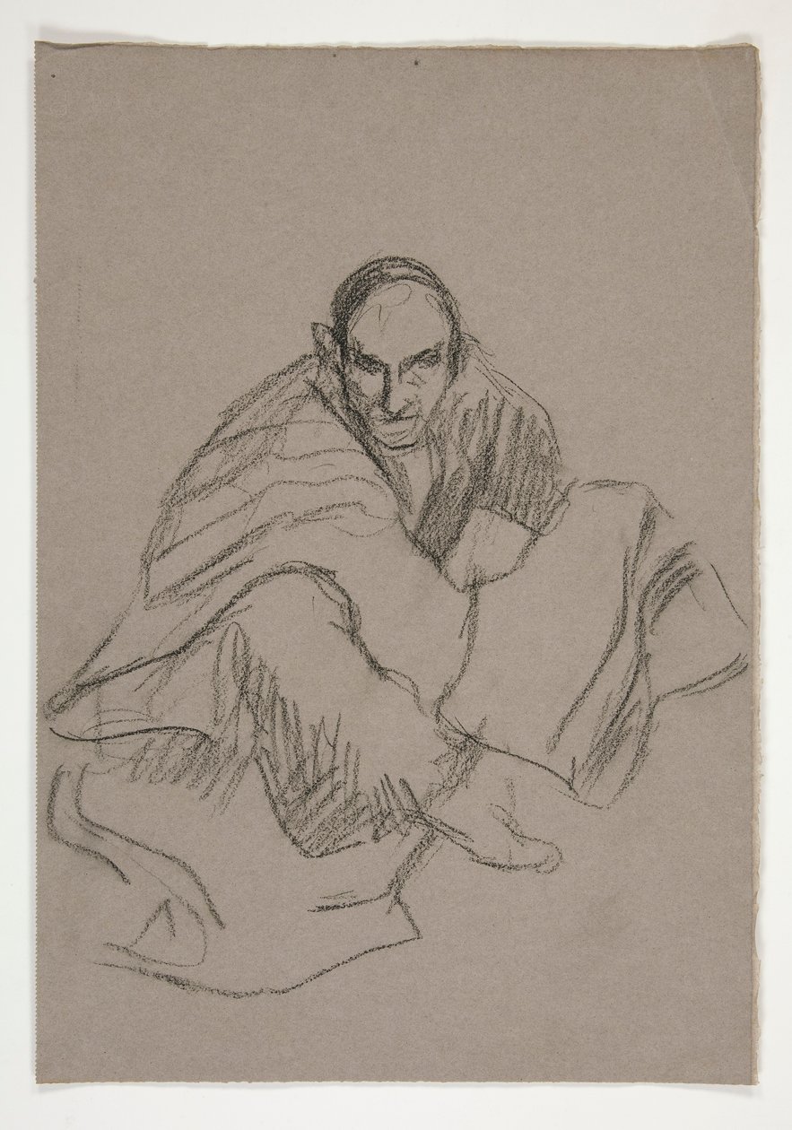 Figurstudie for av Edwin Austin Abbey