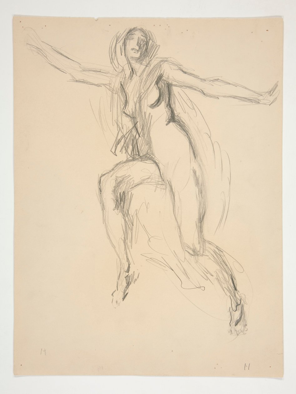 Figurstudie for av Edwin Austin Abbey