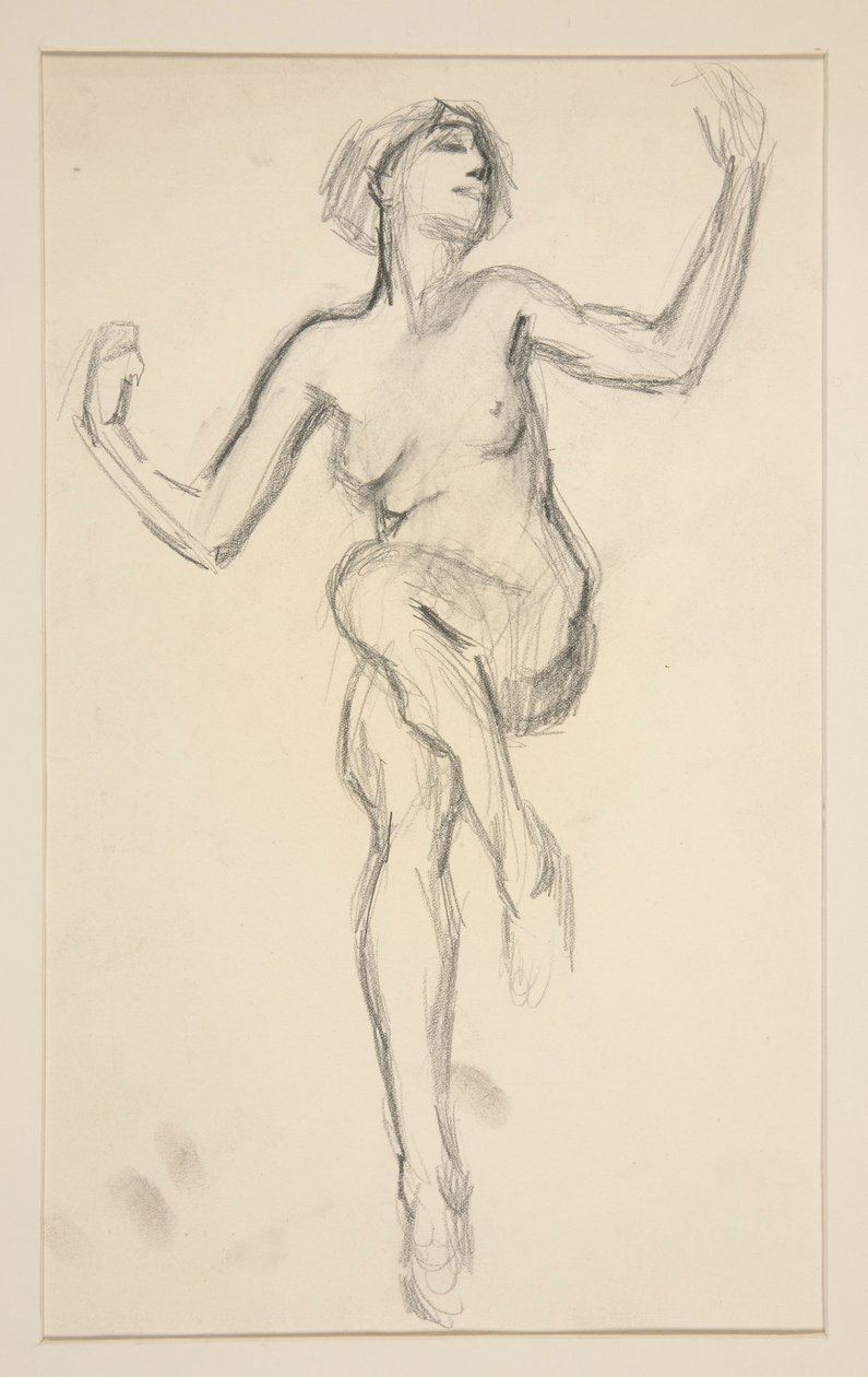 Figurstudie for av Edwin Austin Abbey