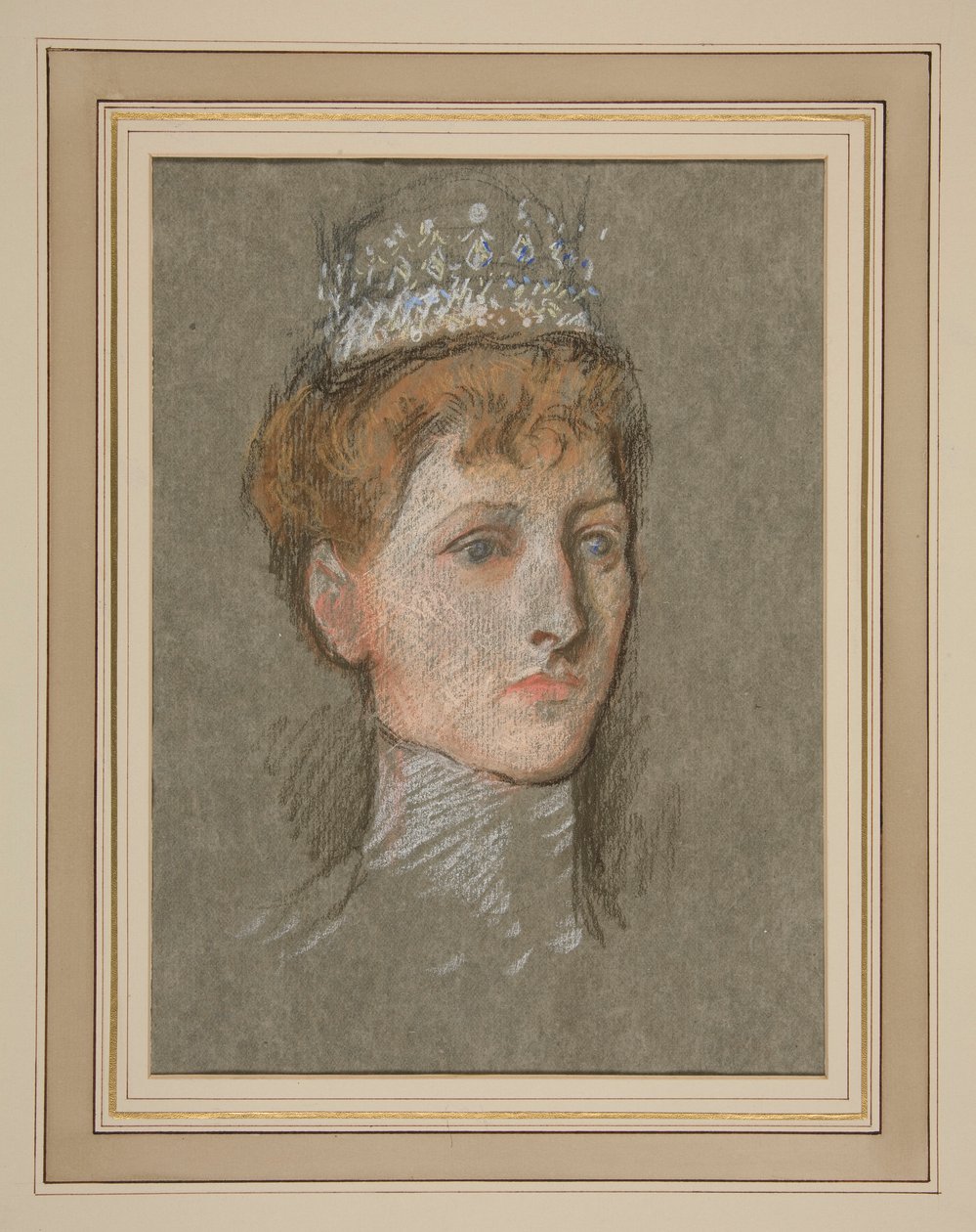 Leder for prinsessen av Wales (Queen Mary) av Edwin Austin Abbey