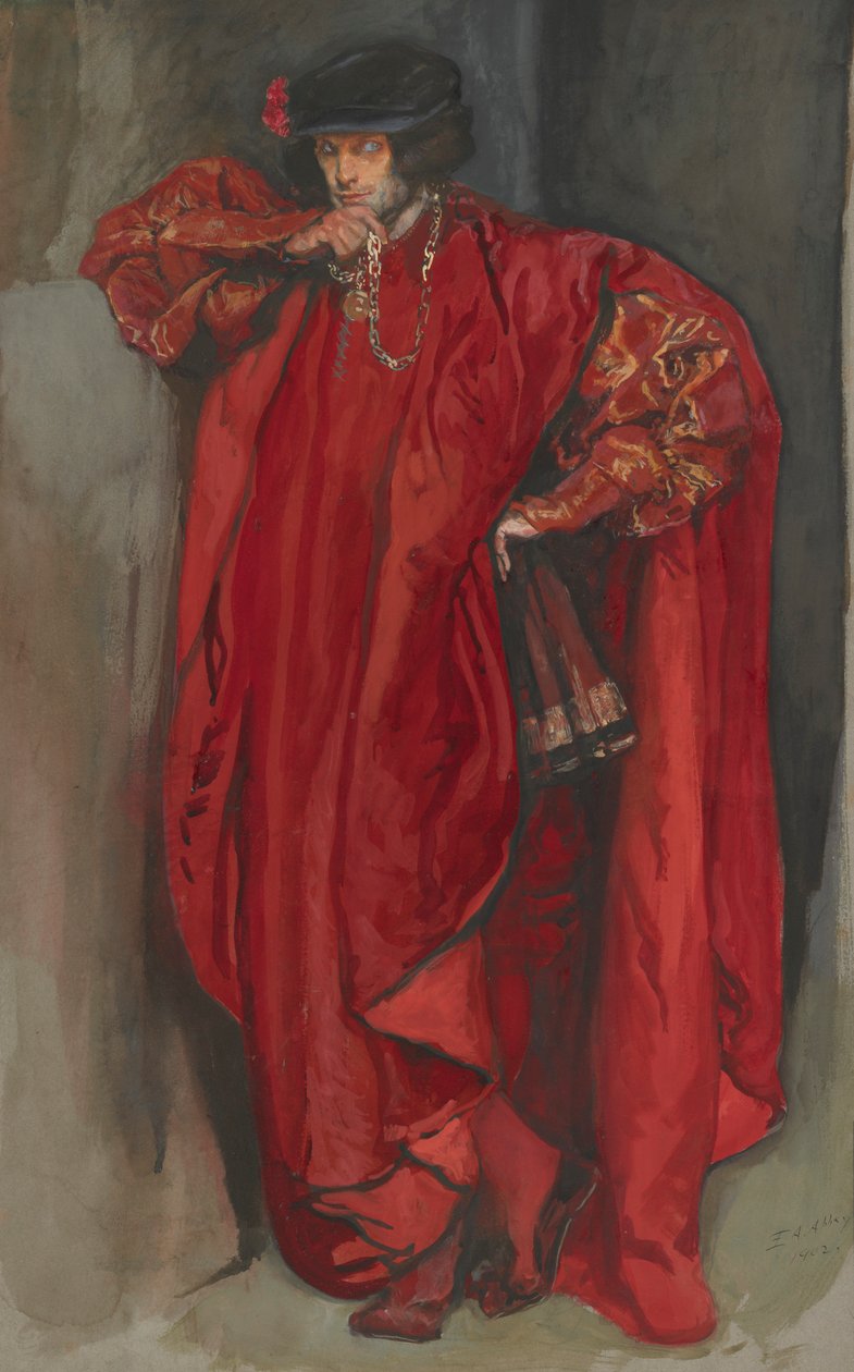 Iago, fra Othello av Edwin Austin Abbey