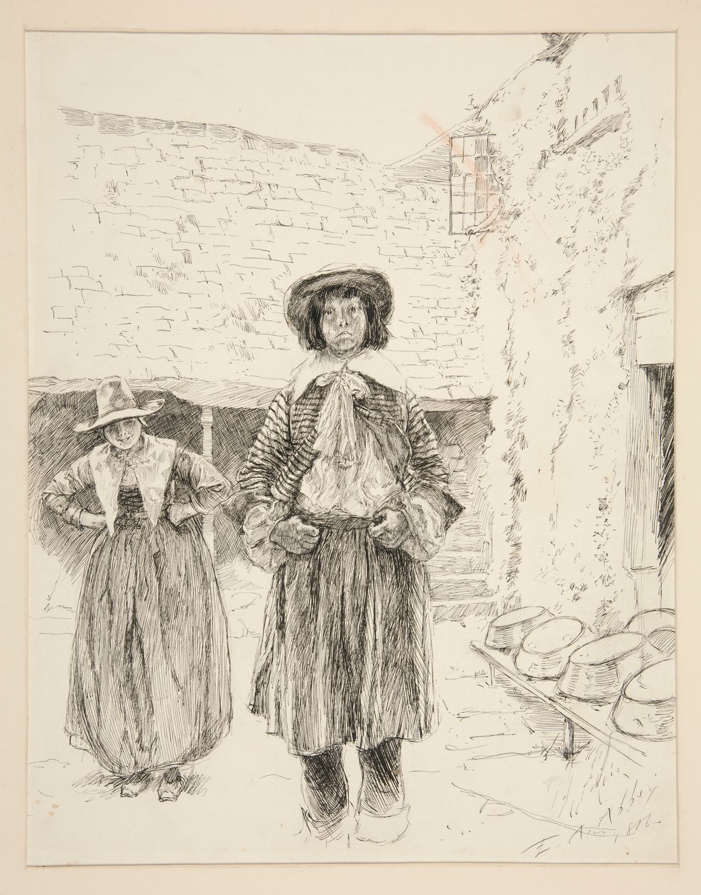 Illustrasjon for av Edwin Austin Abbey