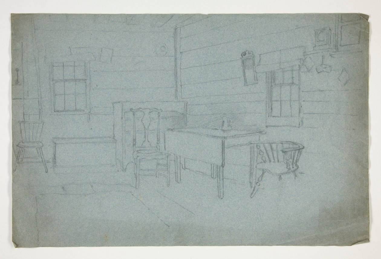 Interiørstudie av Edwin Austin Abbey