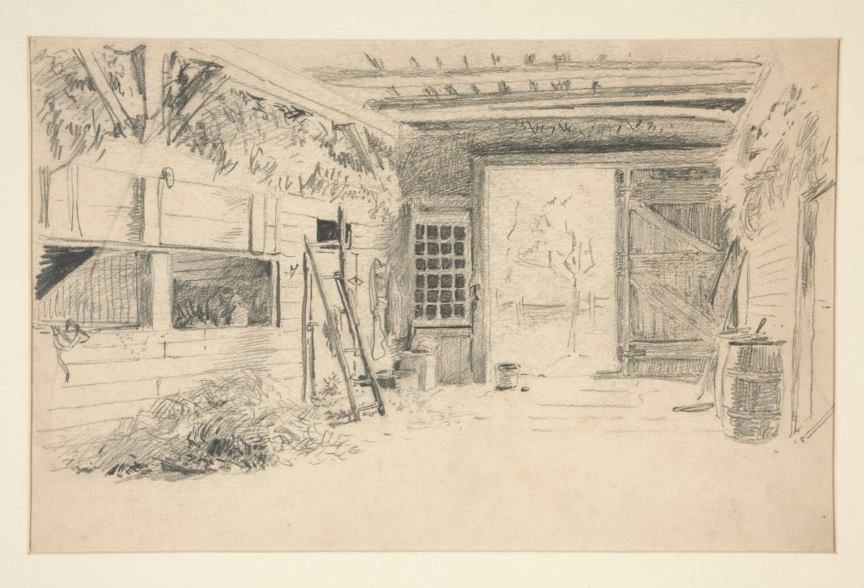 Interiørstudie av Edwin Austin Abbey