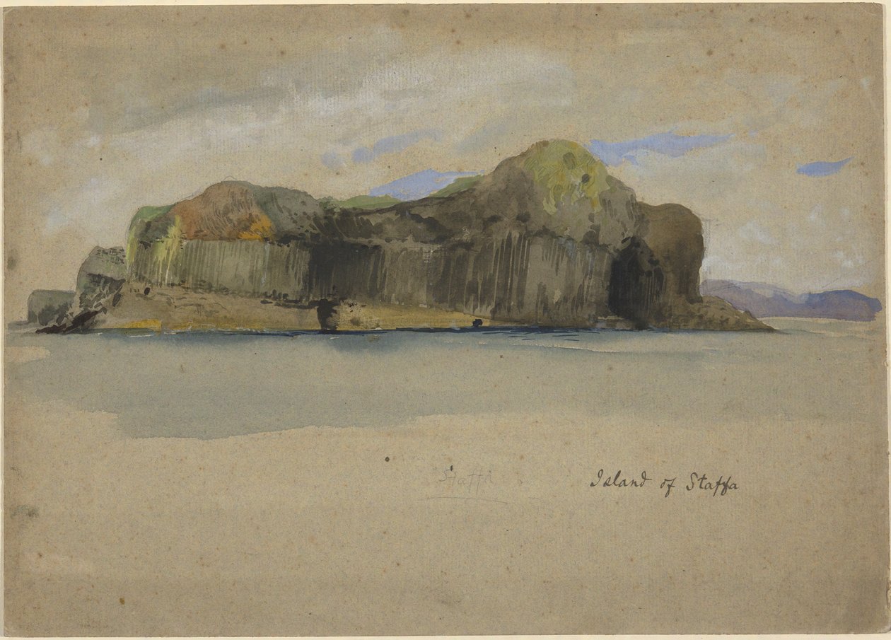 Øya Staffa av Edwin Austin Abbey