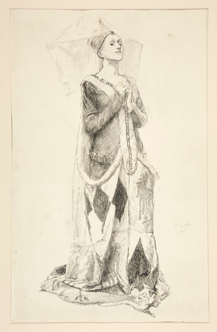 Lady Anne Nevill, fra kong Richard III av Edwin Austin Abbey