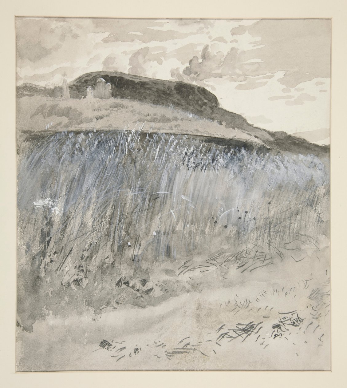 Landskap - Åker av Edwin Austin Abbey